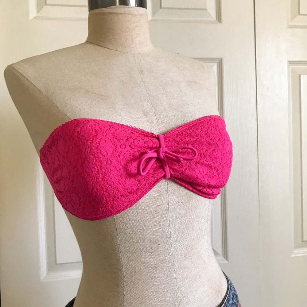 Hollister bandeau swim top